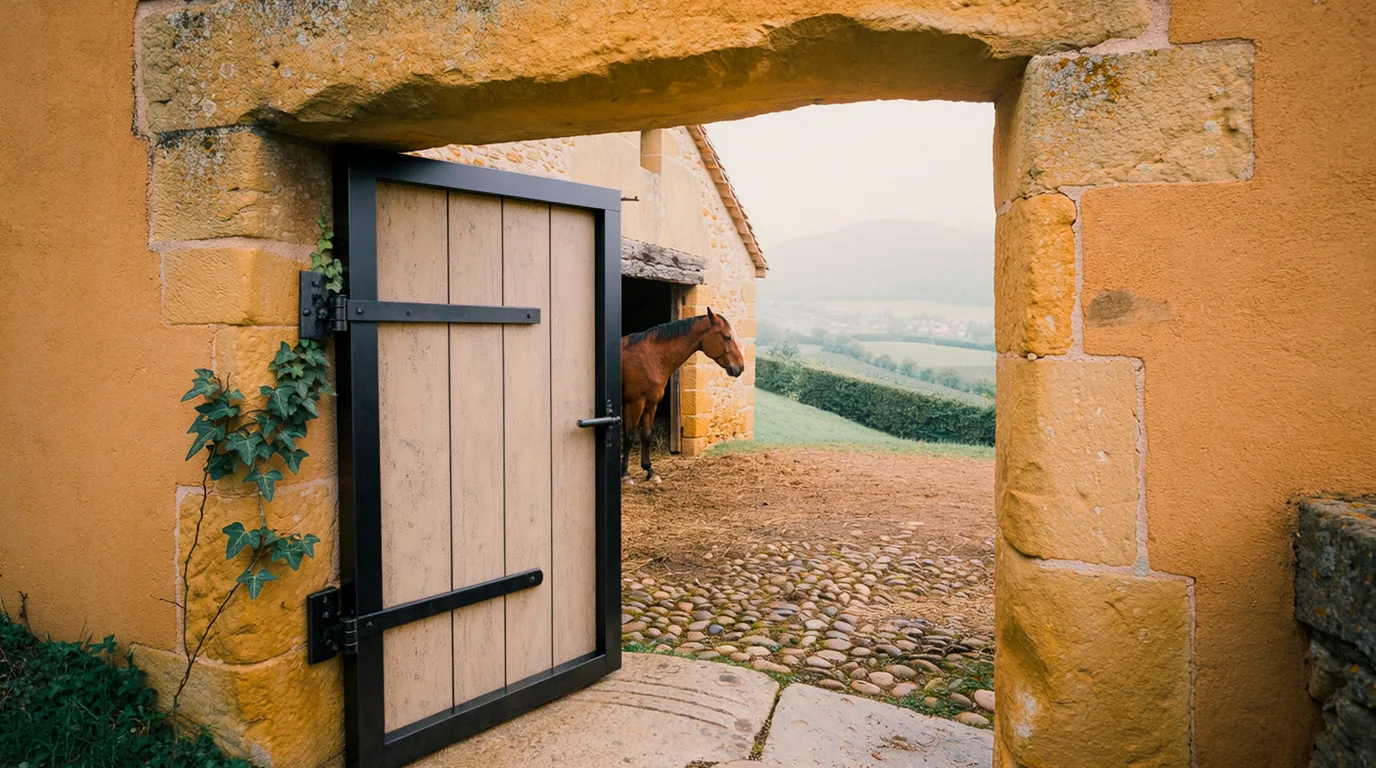 Entrée, Le Vercors à Cheval, centre équestre à La Chapelle-en-Vercors
